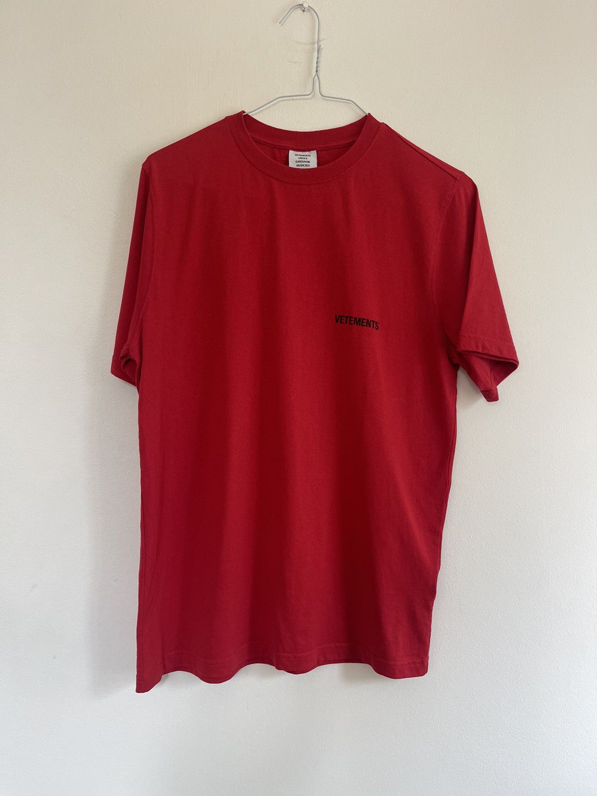 Vetements double sided Logo TEE
