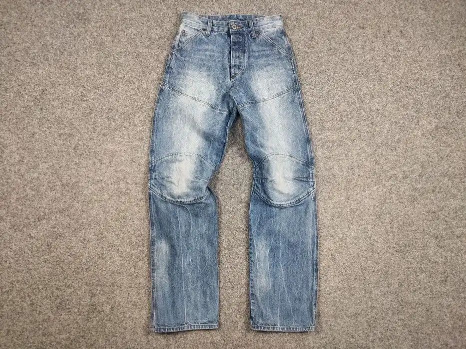 G-Star Vintage G Star Raw 5620 3d Loose Washed Blue Denim Jeans Size US 28 / EU 44 - 5 Thumbnail
