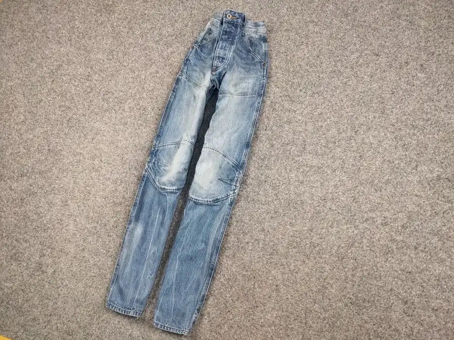 G-Star Vintage G Star Raw 5620 3d Loose Washed Blue Denim Jeans Size US 28 / EU 44 - 2 Thumbnail