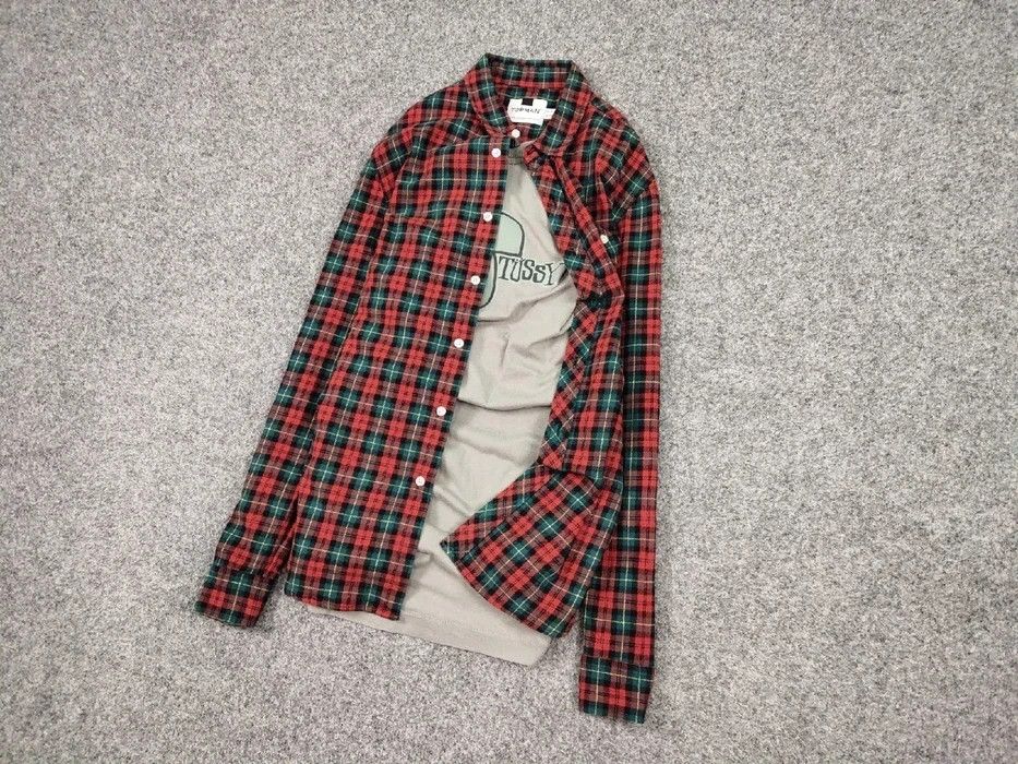 Flannel Vintage Flannel Shirt Travis Scott Style Streetwear Hype Size US M / EU 48-50 / 2 - 3 Thumbnail