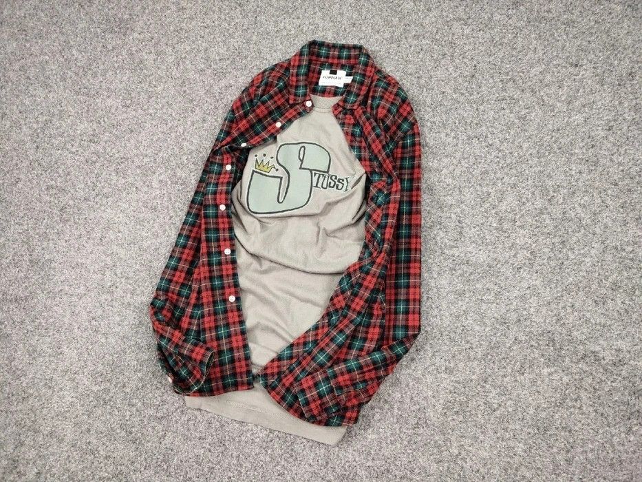 Flannel Vintage Flannel Shirt Travis Scott Style Streetwear Hype Size US M / EU 48-50 / 2 - 4 Thumbnail