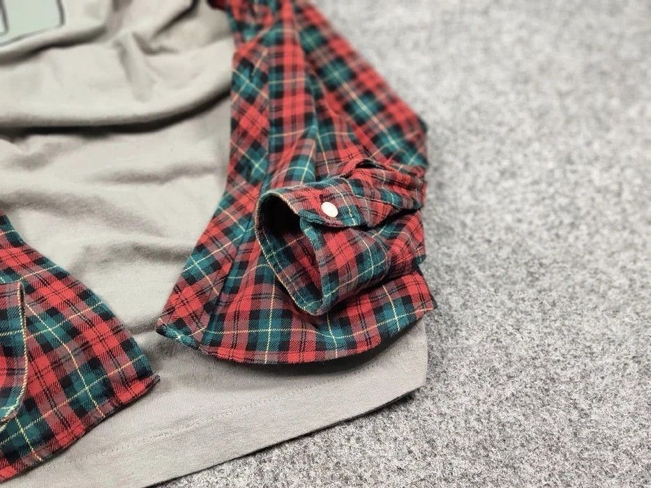 Flannel Vintage Flannel Shirt Travis Scott Style Streetwear Hype Size US M / EU 48-50 / 2 - 7 Thumbnail