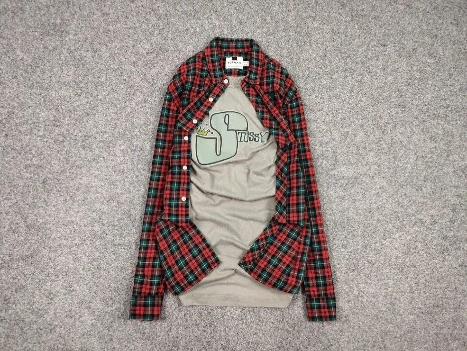 Flannel Vintage Flannel Shirt Travis Scott Style Streetwear Hype Size US M / EU 48-50 / 2 - 1 Thumbnail