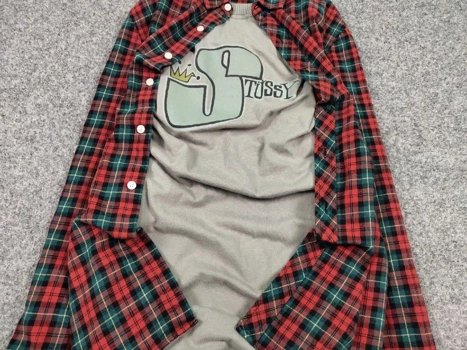 Flannel Vintage Flannel Shirt Travis Scott Style Streetwear Hype Size US M / EU 48-50 / 2 - 5 Thumbnail