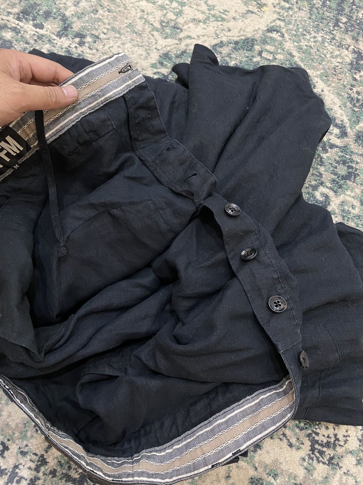 Japanese Brand PPFM Drop Crotch Pants Re birth Le birth Destruct Product Size US 30 / EU 46 - 12 Thumbnail