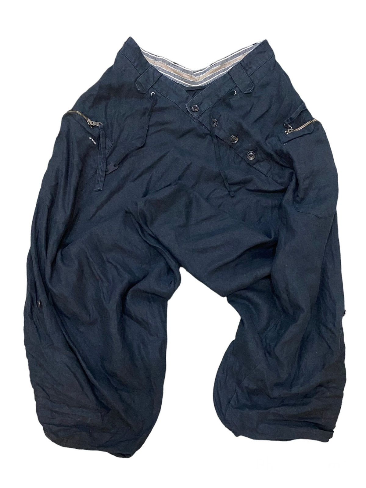 Japanese Brand PPFM Drop Crotch Pants Re birth Le birth Destruct Product Size US 30 / EU 46 - 2 Thumbnail