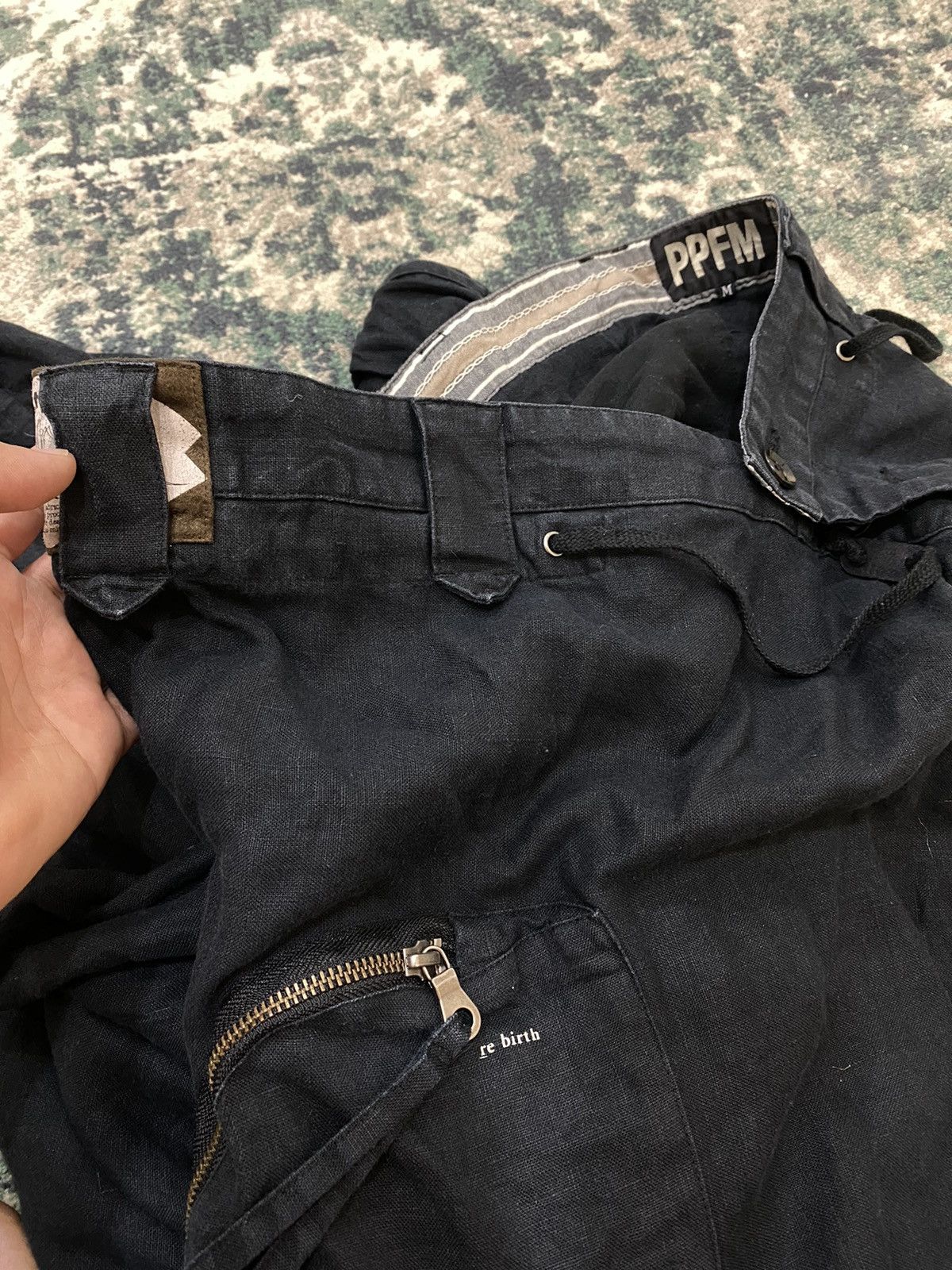 Japanese Brand PPFM Drop Crotch Pants Re birth Le birth Destruct Product Size US 30 / EU 46 - 15 Thumbnail