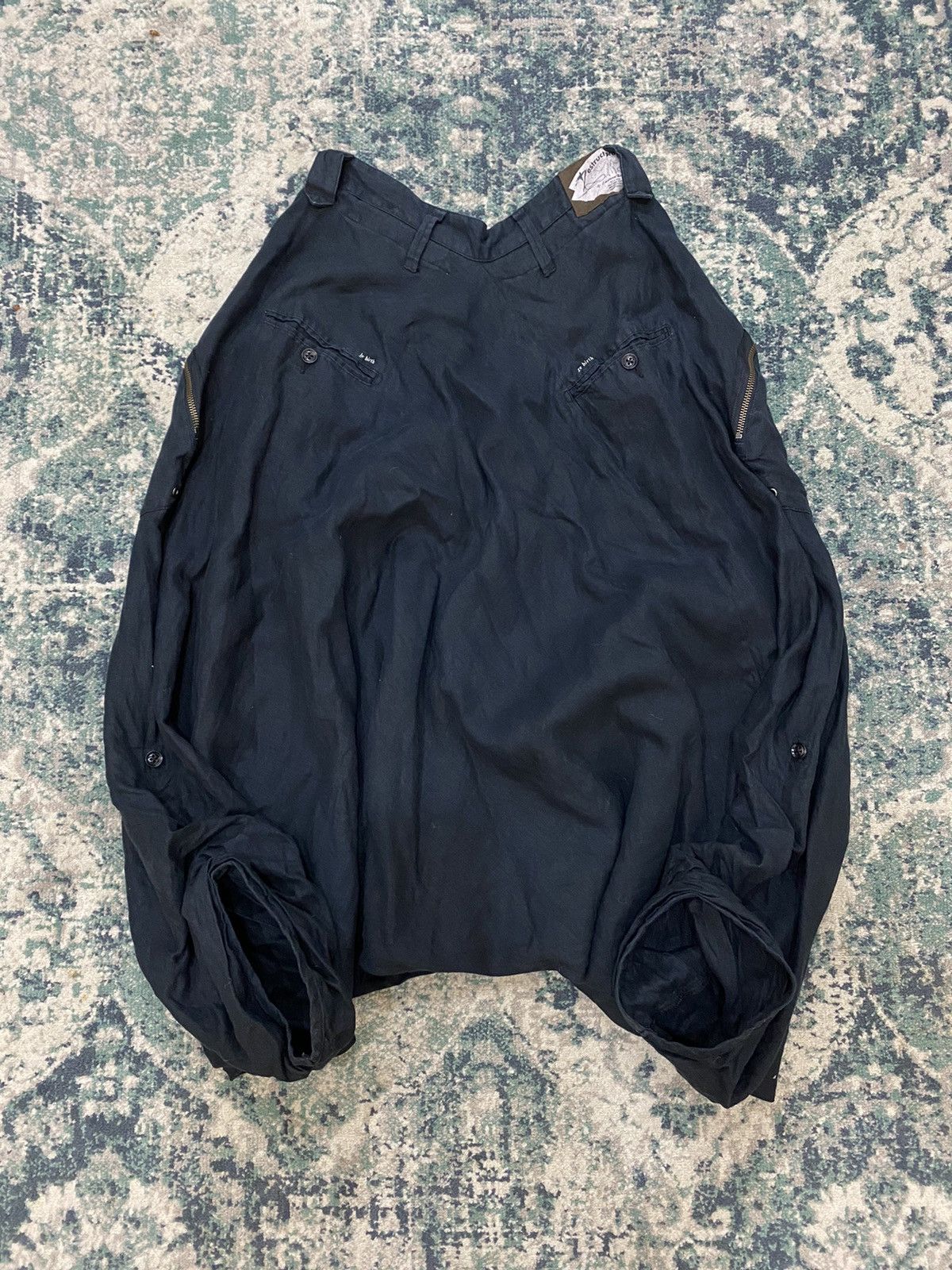 Japanese Brand PPFM Drop Crotch Pants Re birth Le birth Destruct Product Size US 30 / EU 46 - 11 Thumbnail