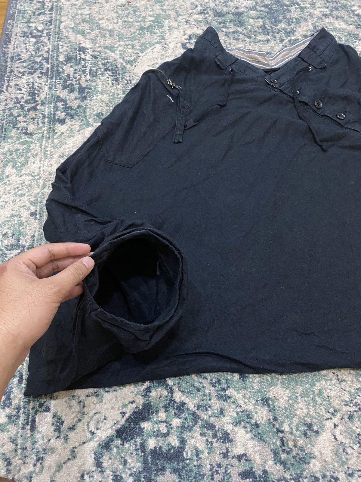 Japanese Brand PPFM Drop Crotch Pants Re birth Le birth Destruct Product Size US 30 / EU 46 - 6 Thumbnail