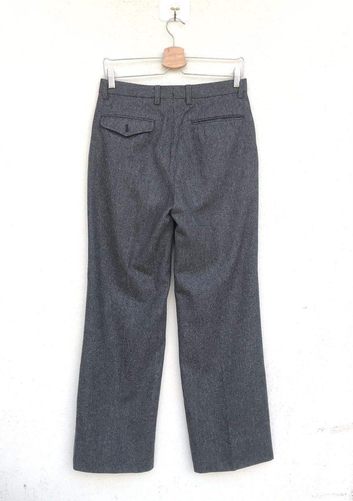 Japanese Brand Vintage Borg japanese brand trouser wide wool pant Size US 29 - 6 Thumbnail