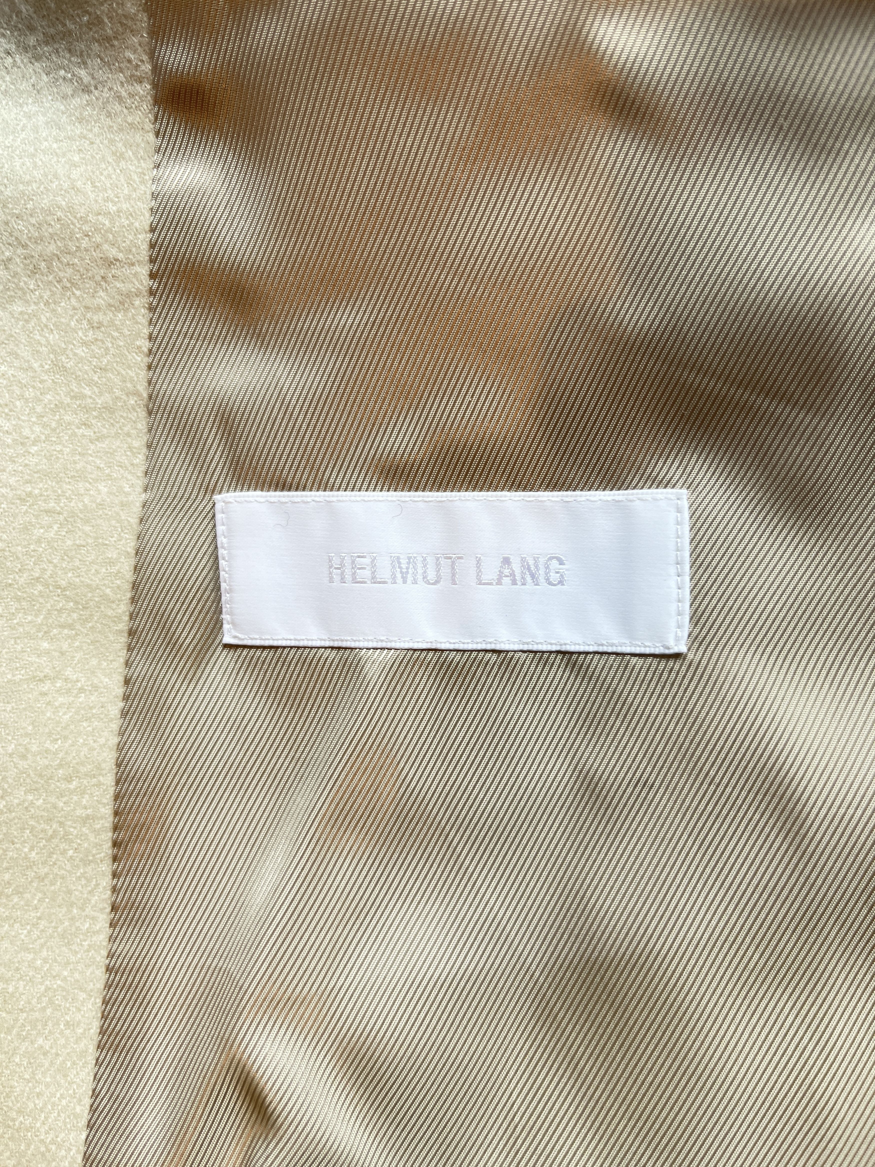 Helmut Lang ⚡️QUICK SALE⚡️Helmut Lang Light Beige Coat Size M / US 6-8 / IT 42-44 - 3 Thumbnail