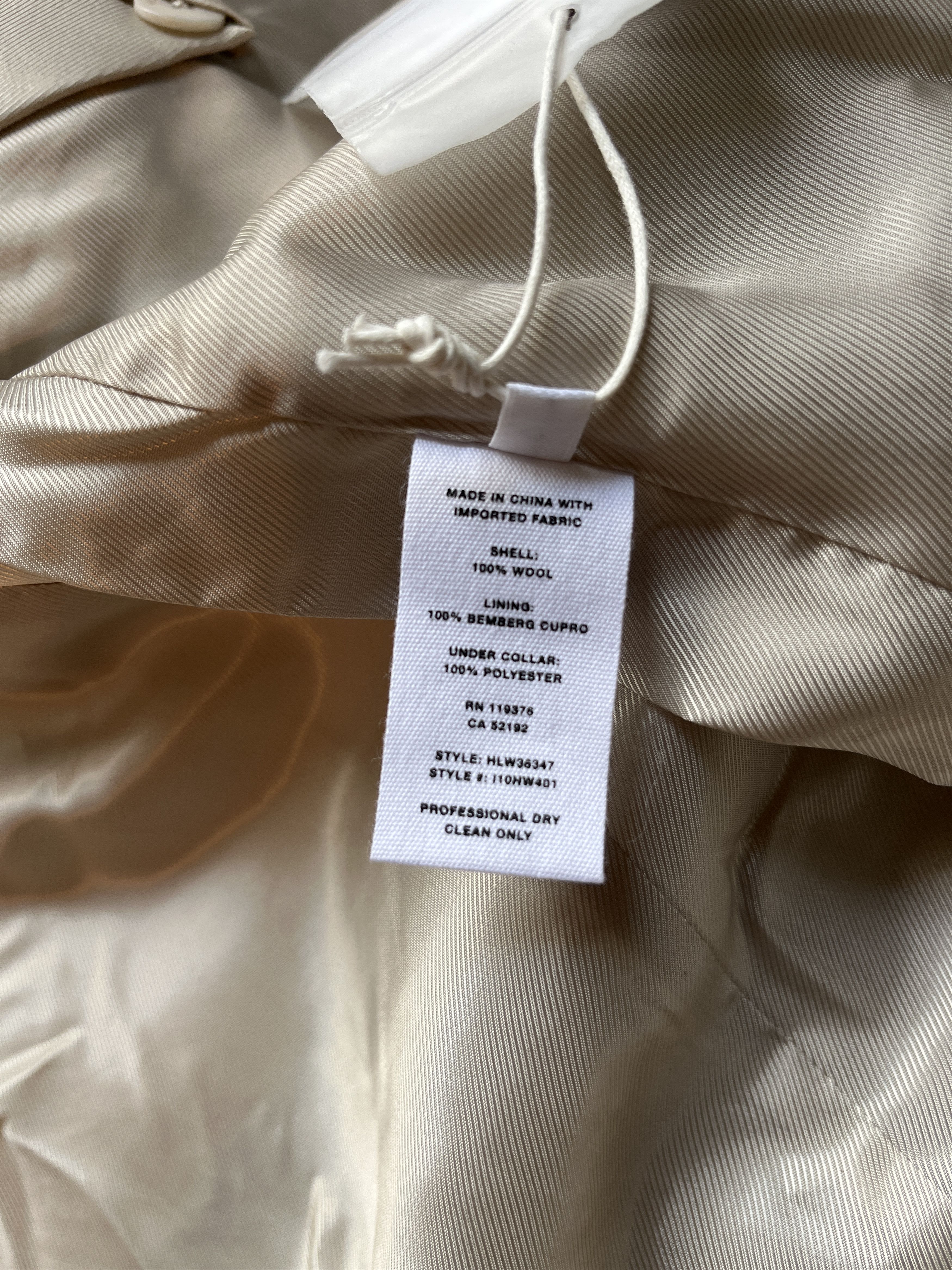 Helmut Lang ⚡️QUICK SALE⚡️Helmut Lang Light Beige Coat Size M / US 6-8 / IT 42-44 - 5 Thumbnail