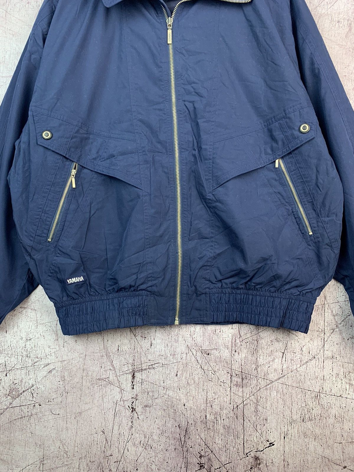 Japanese Brand Yamaha 90s Vintage Mens Basic Bomber Jacket Size US L / EU 52-54 / 3 - 5 Thumbnail