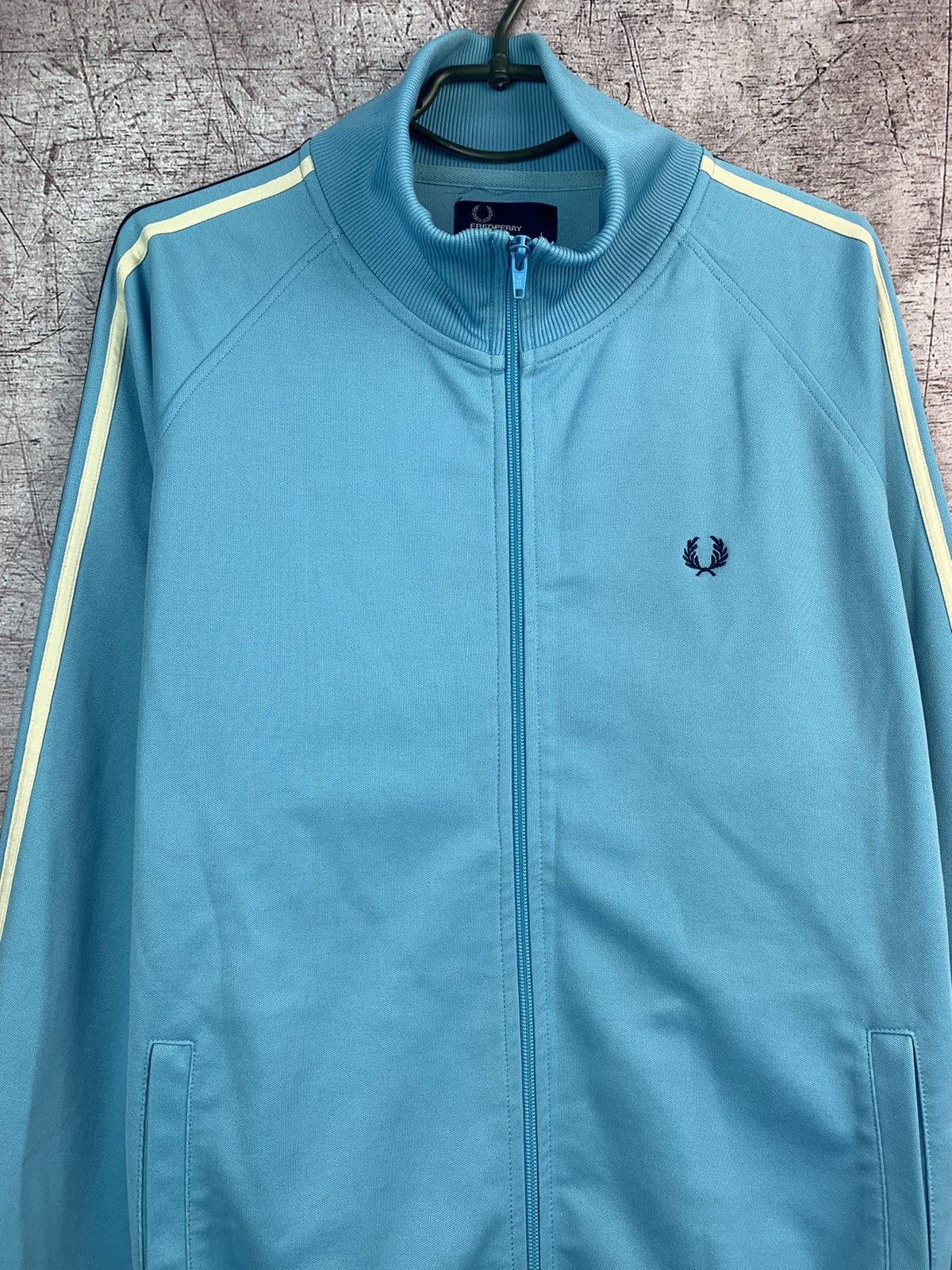 Fred Perry × Vintage Vintage Fred Perry Track Top Jacket Size US L / EU 52-54 / 3 - 2 Thumbnail