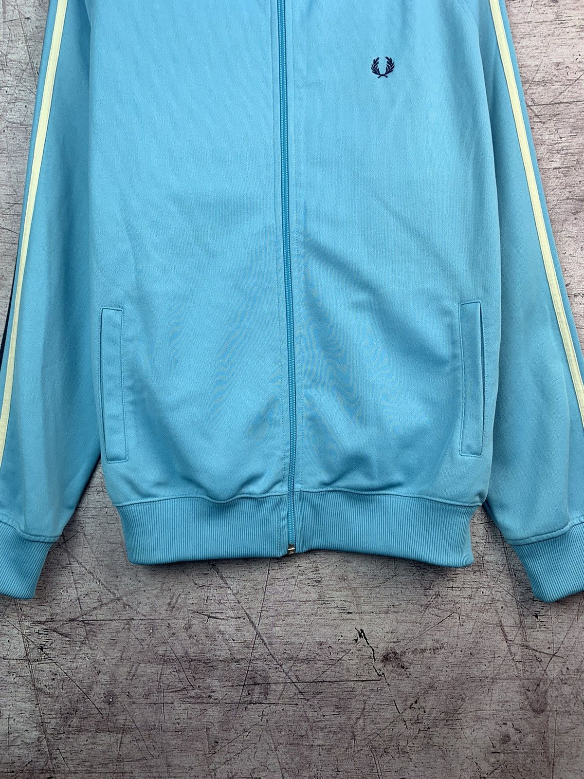 Fred Perry × Vintage Vintage Fred Perry Track Top Jacket Size US L / EU 52-54 / 3 - 3 Thumbnail