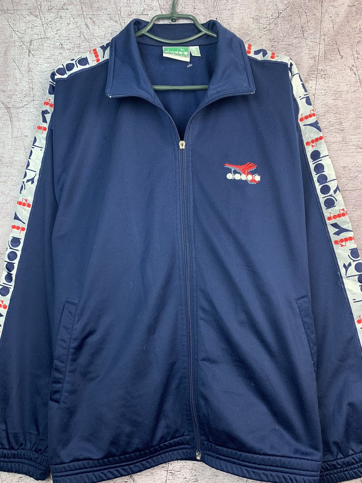 Diadora Diadora Vintage Mens Track Top Jacket Size US L / EU 52-54 / 3 - 2 Thumbnail