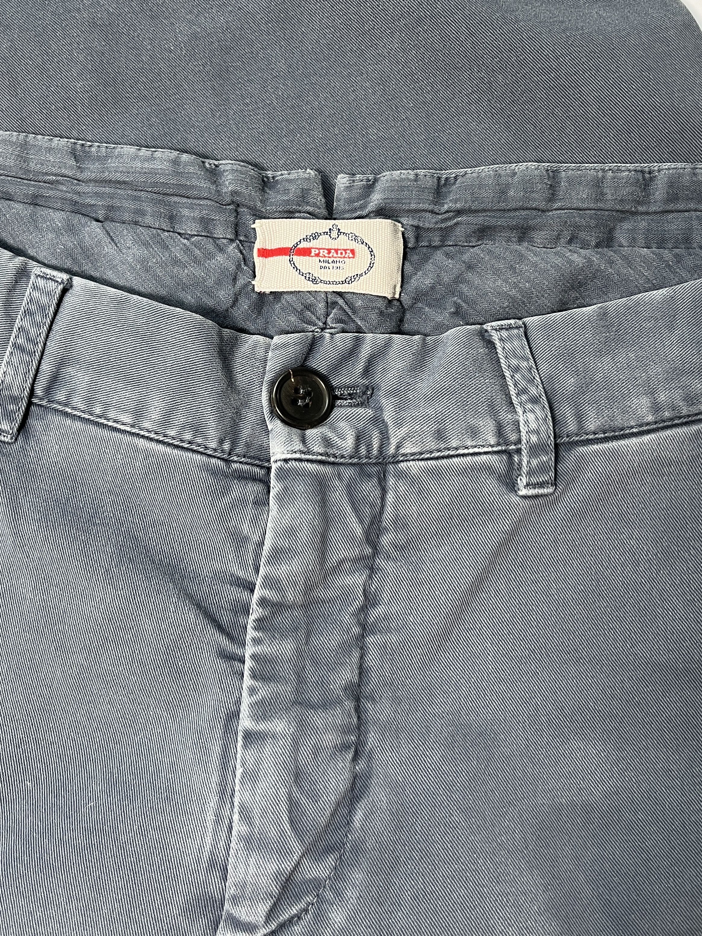 Prada ⚡️QUICK SALE⚡️Prada Light Blue Pants Trousers Size US 30 / EU 46 - 3 Thumbnail