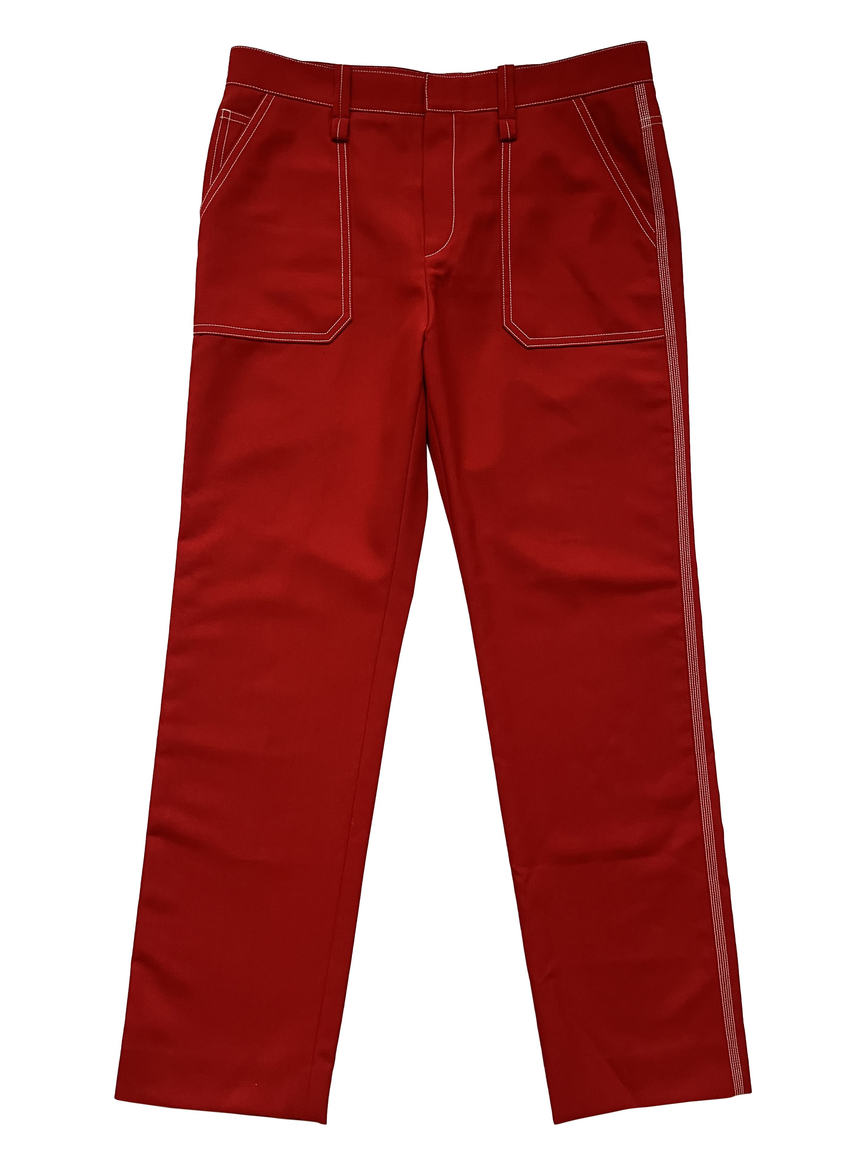 Chloe ⚡️QUICK SALE⚡️Chloe Poppy Red Utility Cargo Pants Trousers Size 32" / US 10 / IT 46 - 1 Thumbnail