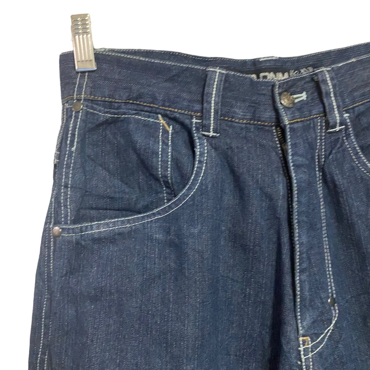 Japanese Brand Hobo Denim Baggy Skater Pants Size US 29 - 4 Thumbnail