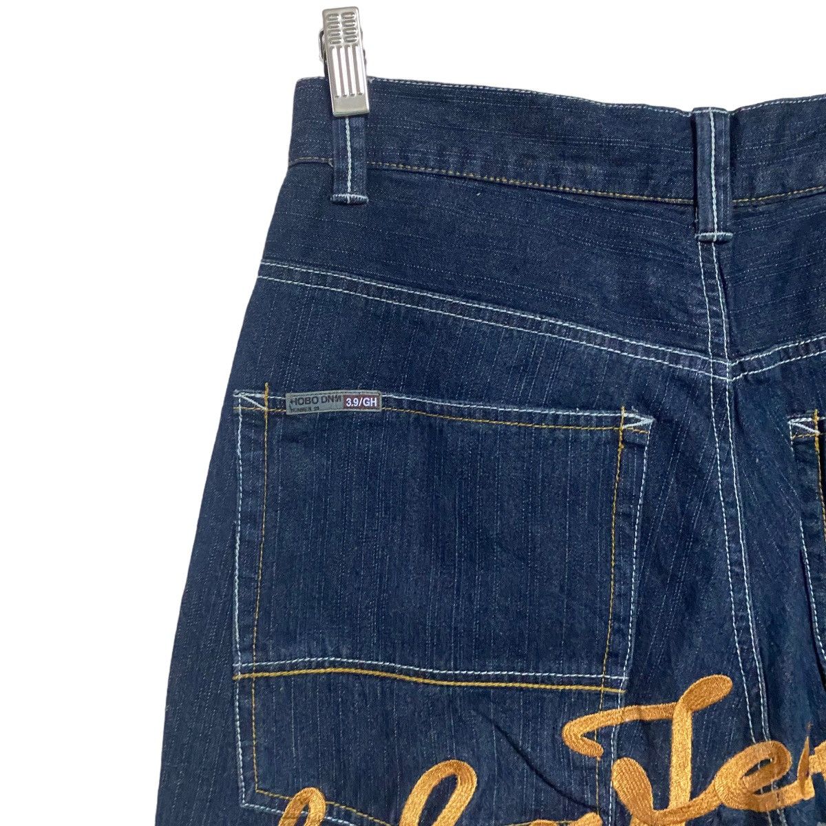 Japanese Brand Hobo Denim Baggy Skater Pants Size US 29 - 9 Thumbnail