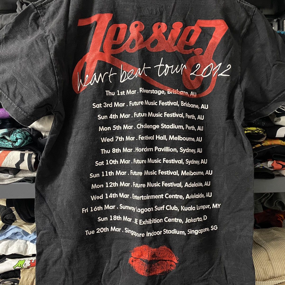 Band Tees JESSIE J HEART BEAT TOUR HEAVY STONE WASHED T SHIRT Size US S / EU 44-46 / 1 - 4 Thumbnail