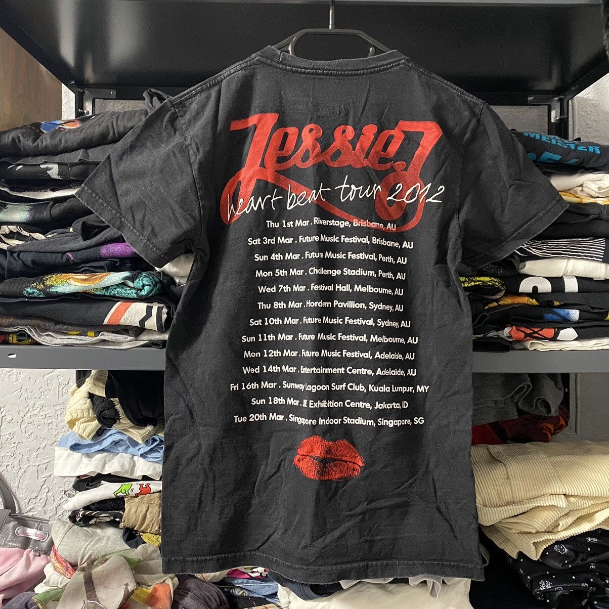 Band Tees JESSIE J HEART BEAT TOUR HEAVY STONE WASHED T SHIRT Size US S / EU 44-46 / 1 - 2 Thumbnail