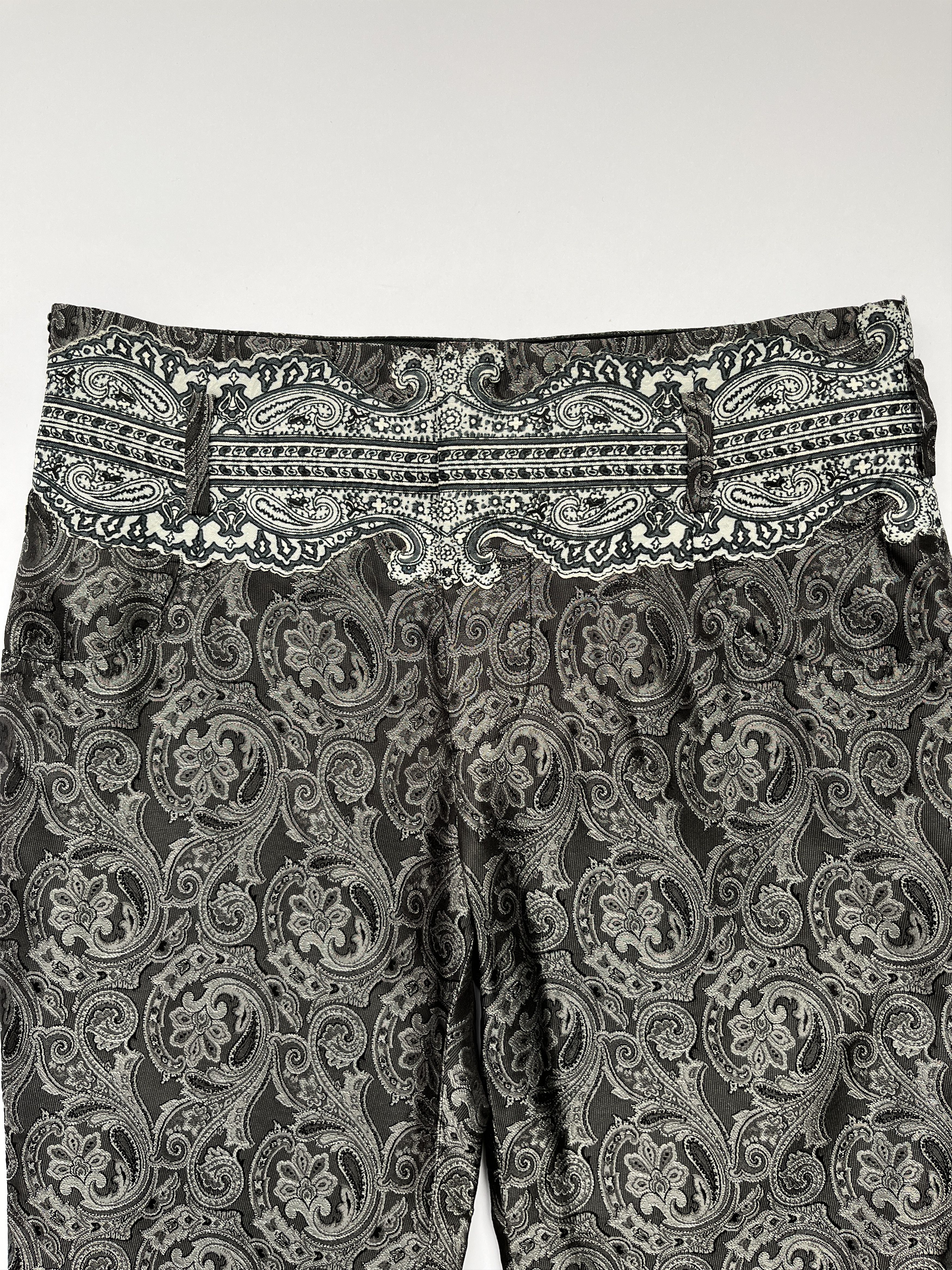 Balenciaga ⚡️QUICK SALE⚡️2005 Balenciaga Grey Silk Pants Trousers Size 26" / US 2 / IT 38 - 3 Thumbnail