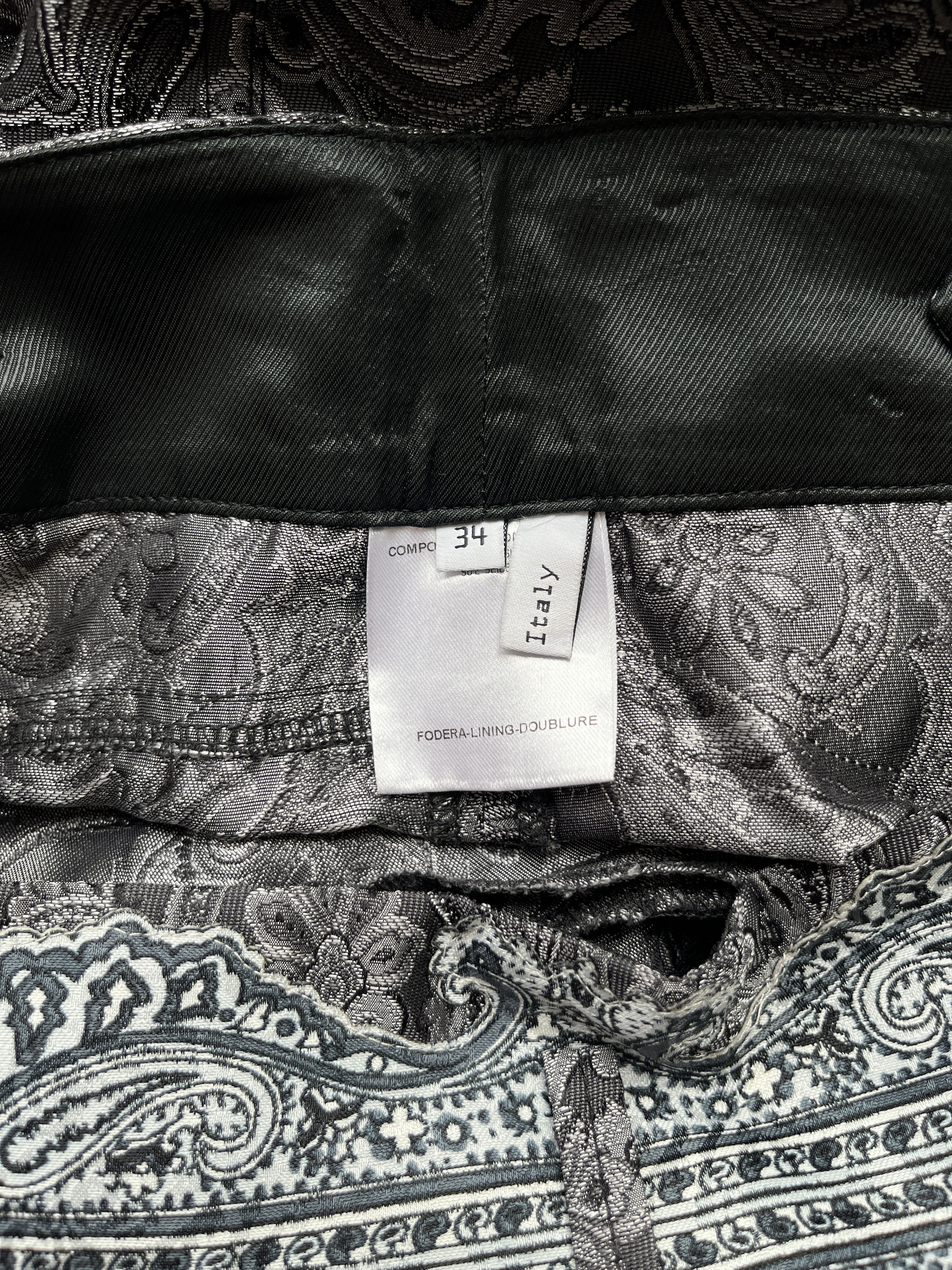 Balenciaga ⚡️QUICK SALE⚡️2005 Balenciaga Grey Silk Pants Trousers Size 26" / US 2 / IT 38 - 5 Thumbnail