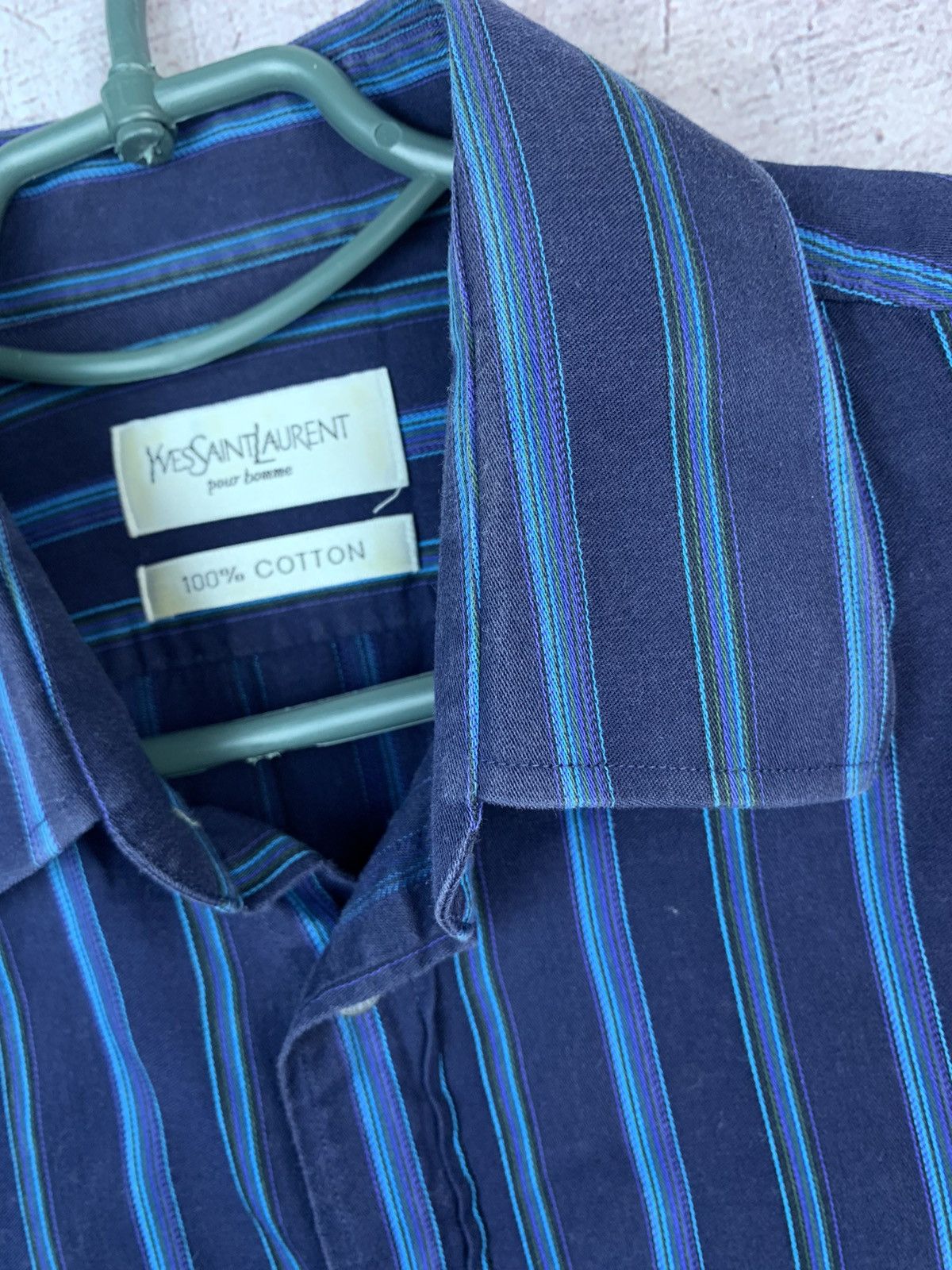 Yves Saint Laurent Yves Saint Laurent YSL Vintage Mens Long Sleeve Shirt Size US M / EU 48-50 / 2 - 5 Thumbnail