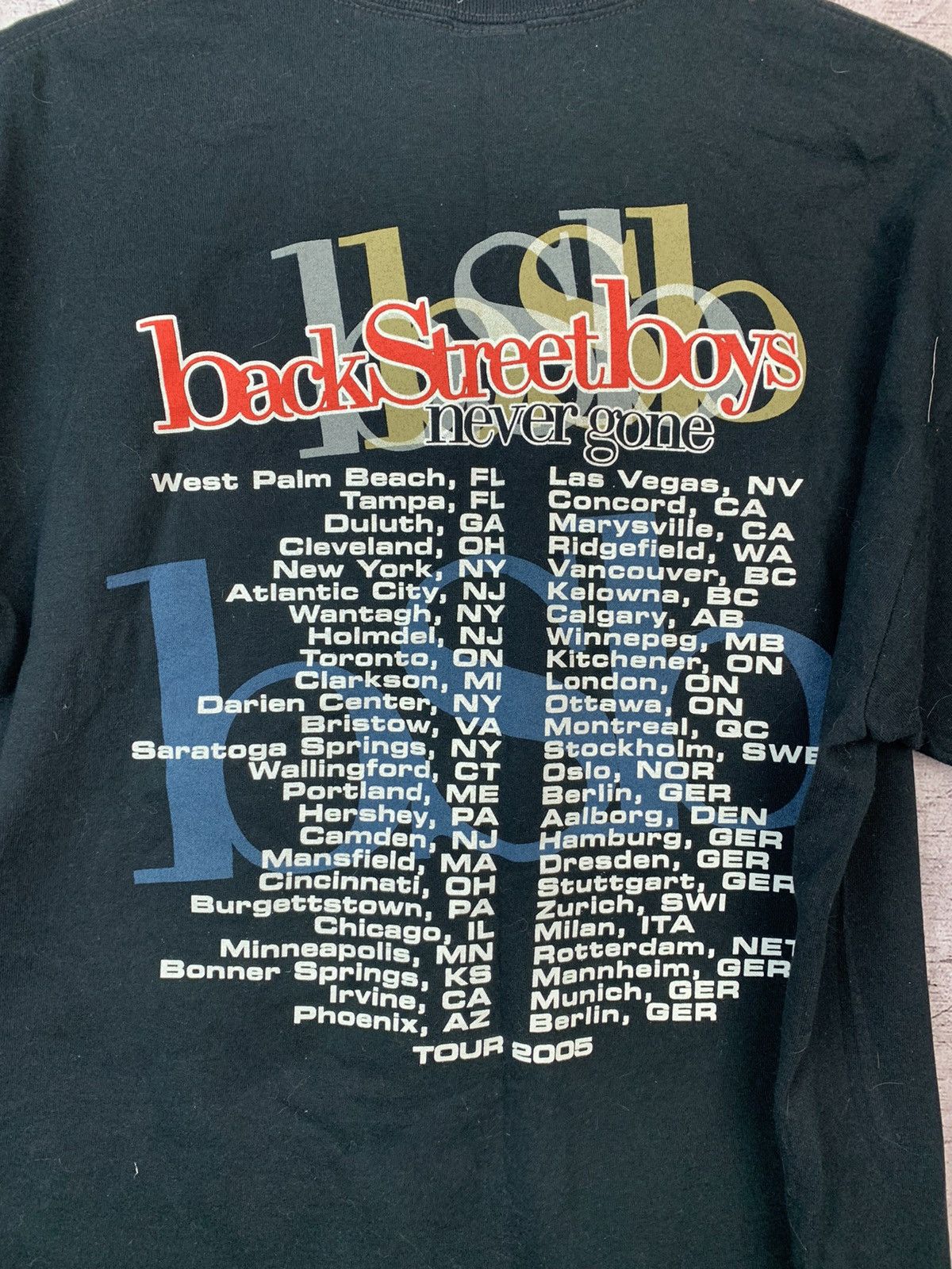 Anvil Vintage 2005 BackStreet Boys Tee Size US XL / EU 56 / 4 - 5 Thumbnail