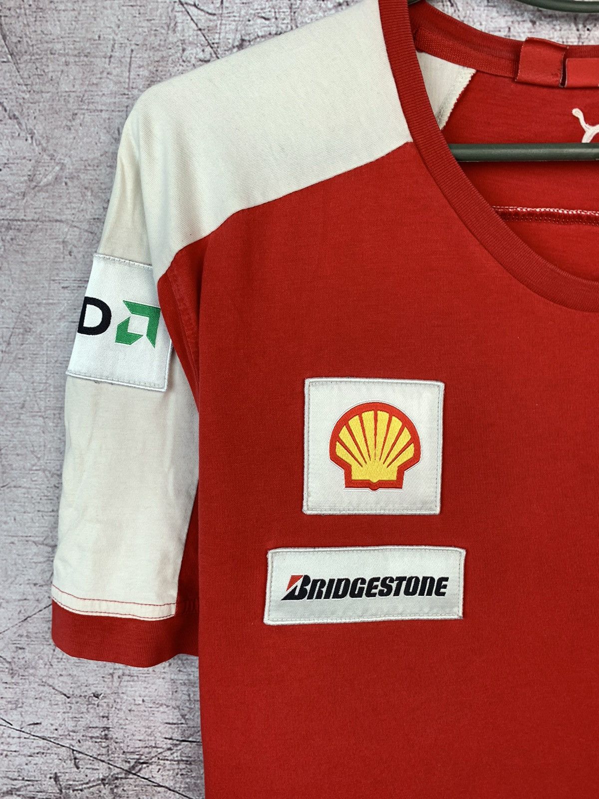 Ferrari × Puma Vintage Puma Ferrari F1 T Shirt Size US XL / EU 56 / 4 - 4 Thumbnail