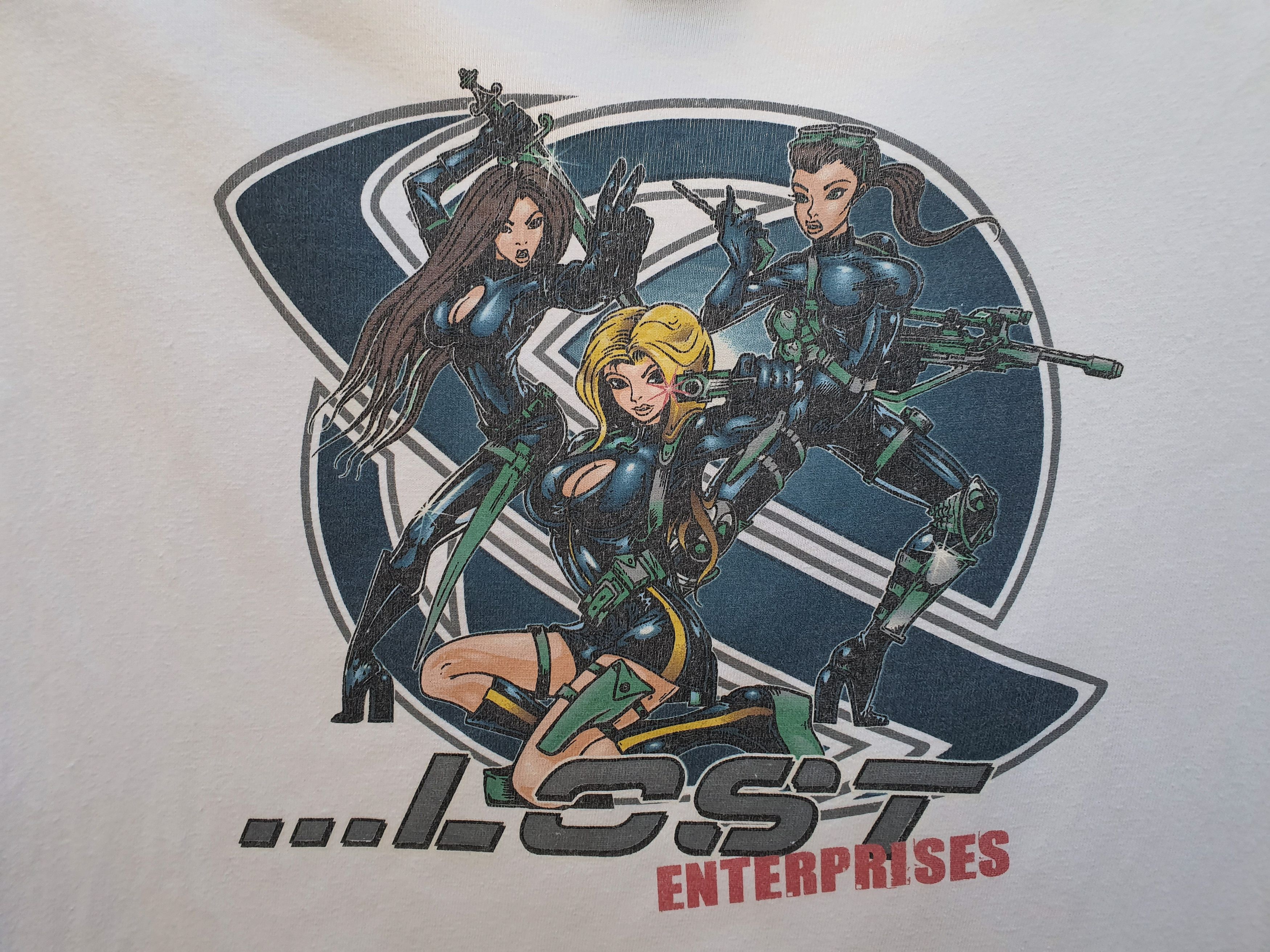 Lost Enterprises × Vintage Rare! Vintage Lost Enterprises Anime Girls Tshirt Size US M / EU 48-50 / 2 - 6 Thumbnail