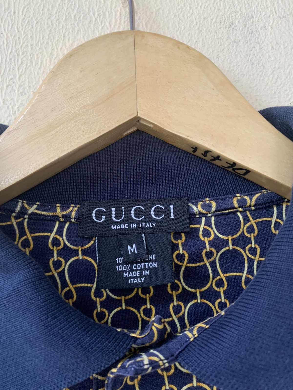 Gucci Vintage Gucci By Tom Ford Chain Polo Shirt Size US M / EU 48-50 / 2 - 2 Thumbnail