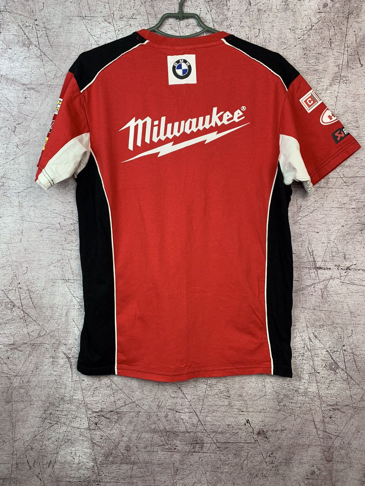 BMW × Vintage Vintage Bmw Milwaukee Racing Motosport Clinton T-shirt Size US S / EU 44-46 / 1 - 2 Thumbnail