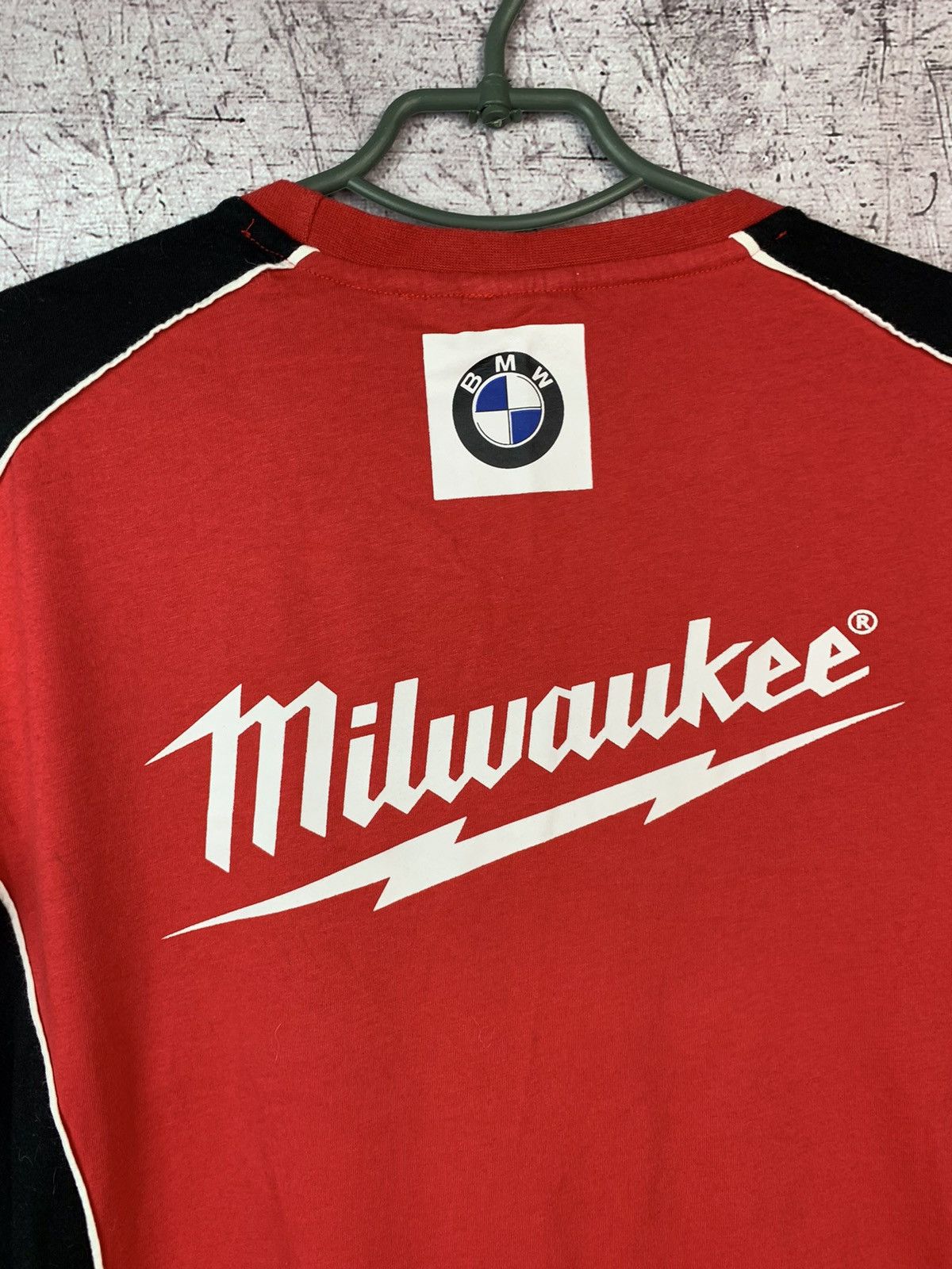 BMW × Vintage Vintage Bmw Milwaukee Racing Motosport Clinton T-shirt Size US S / EU 44-46 / 1 - 7 Thumbnail