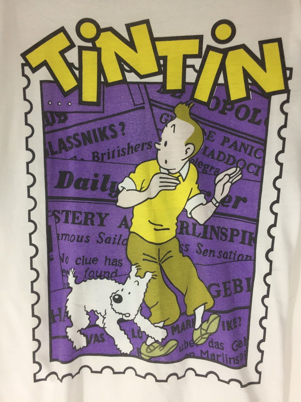 Cartoon Network × Vintage The Adventure of Tin Tin Size US L / EU 52-54 / 3 - 4 Thumbnail