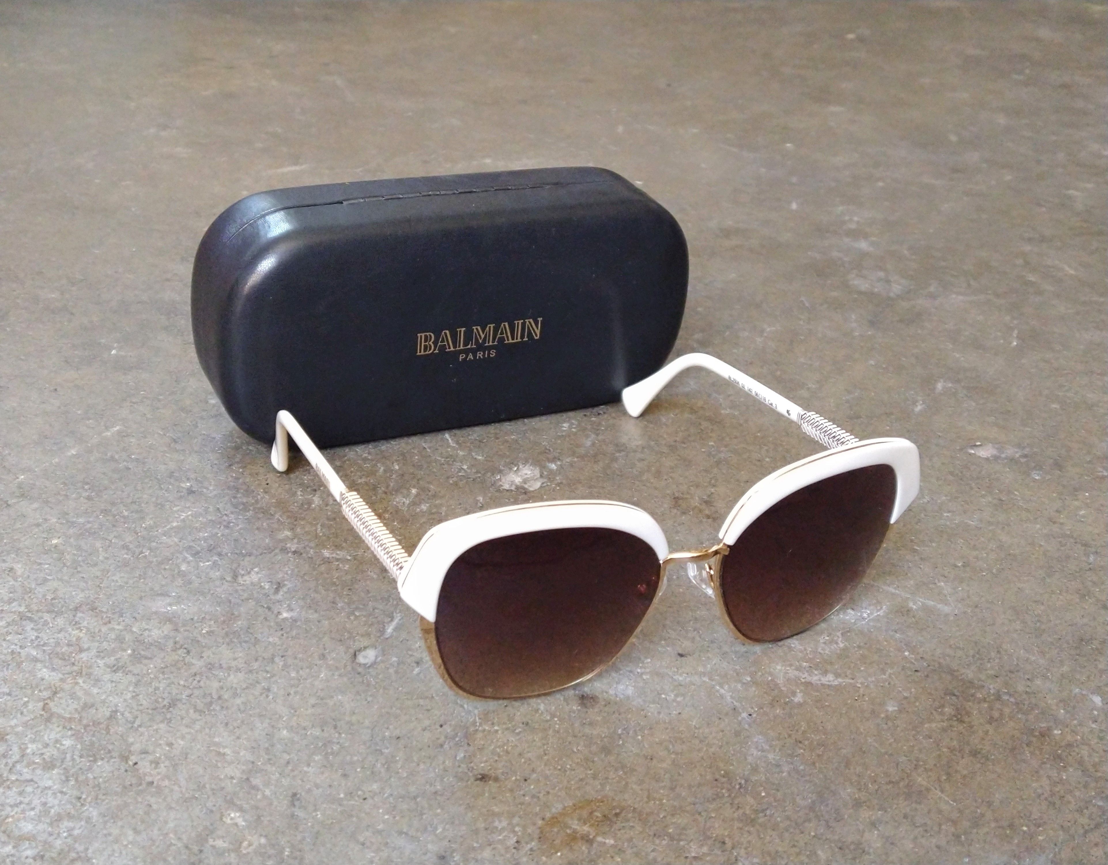 balmain bl2528b gunmetal sunglasses
