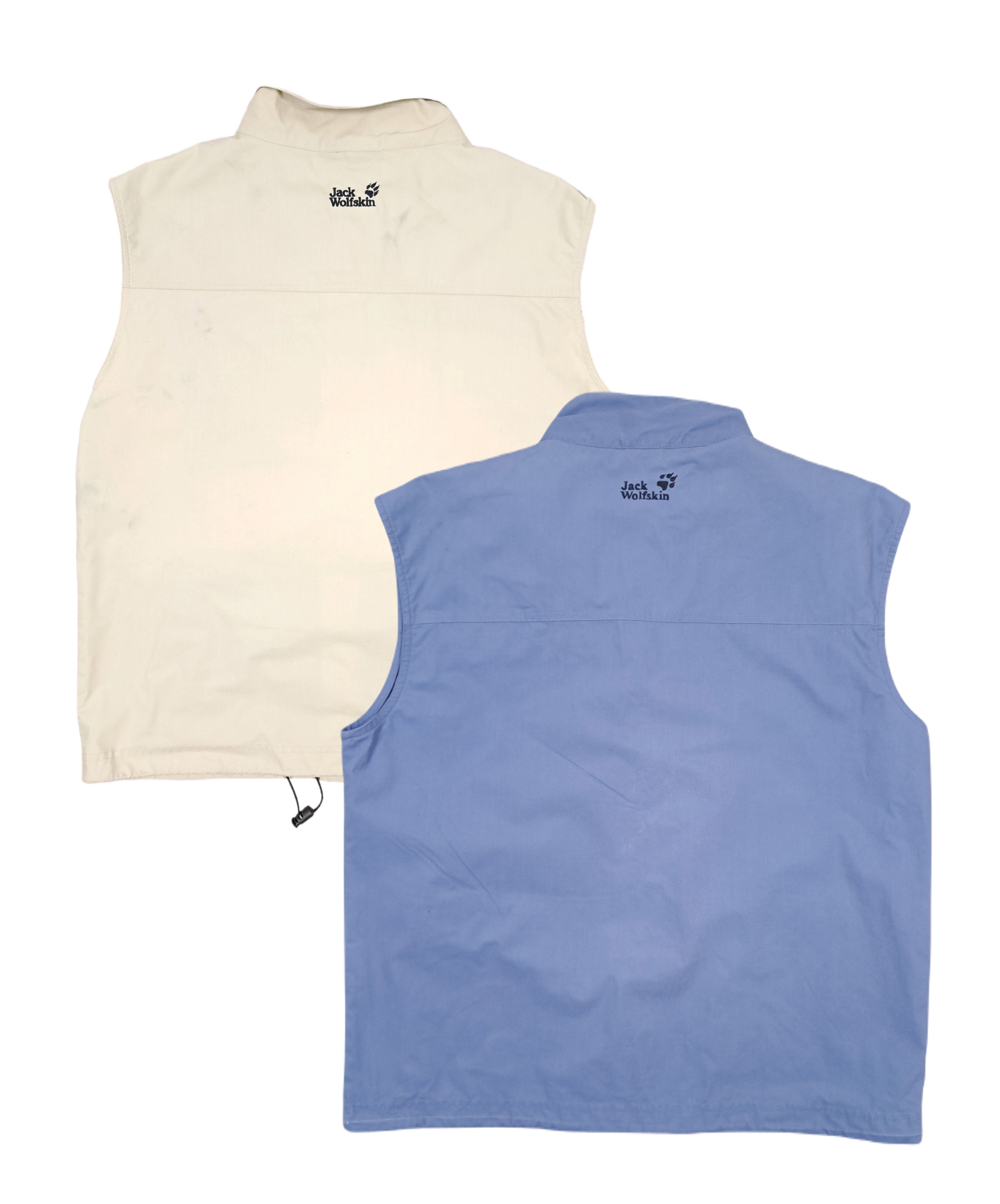 Jack Wolfskin × Vintage 💎 Bundle of 2 Jack Wolfskins Outdoor Vest Beige Blue y2k Size US XL / EU 56 / 4 - 2 Thumbnail