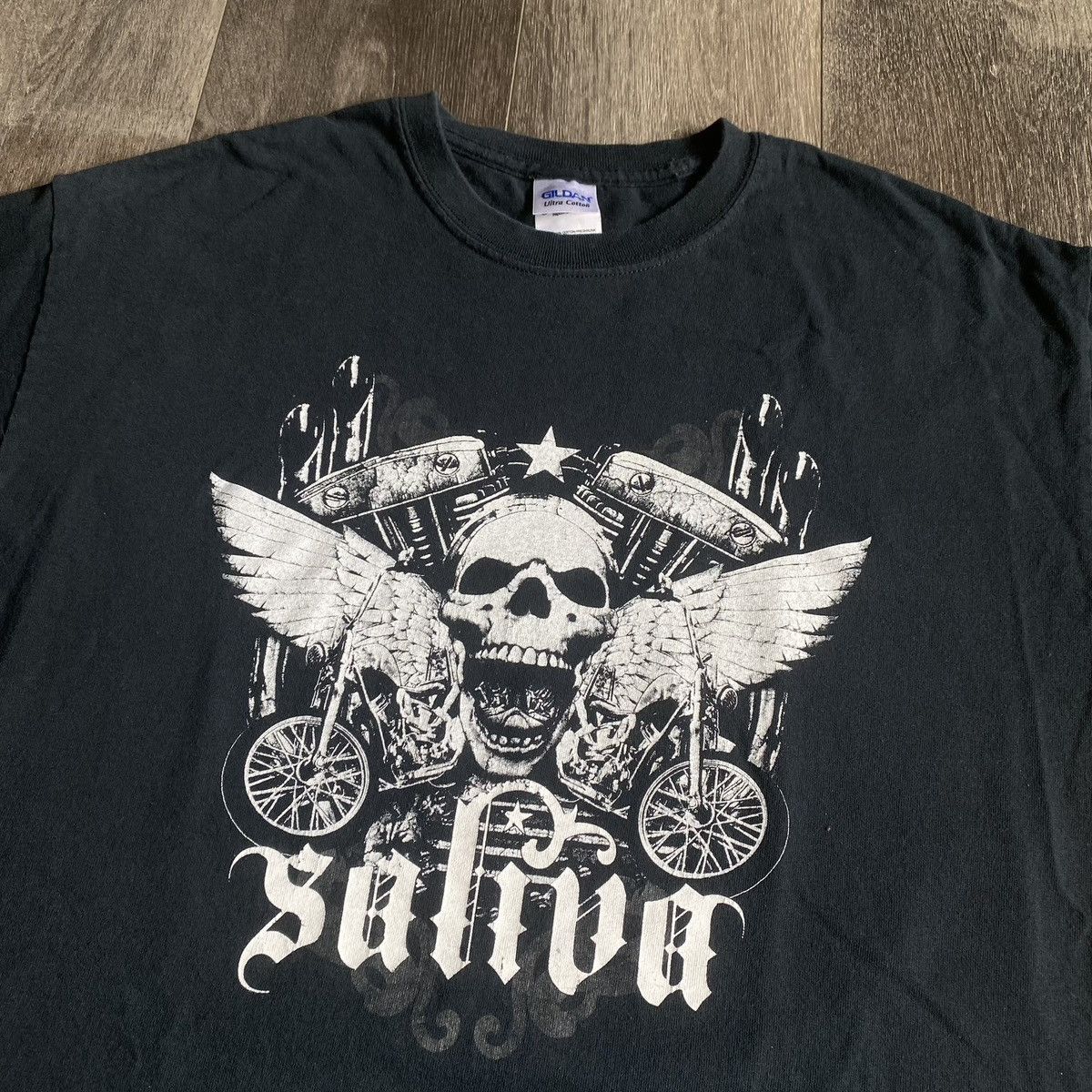 Band Tees Vintage 2000s Saliva Rumbum Records Skull Band Logo T Shirt Size US L / EU 52-54 / 3 - 2 Thumbnail