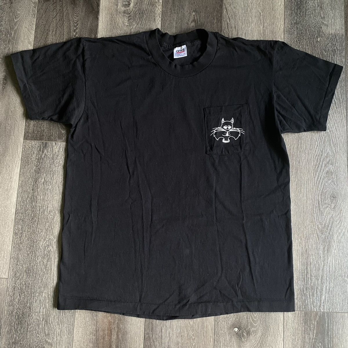 Vintage Vintage 1990s Support Your Local Cat and Dog House Logo Tee Size US L / EU 52-54 / 3 - 4 Thumbnail