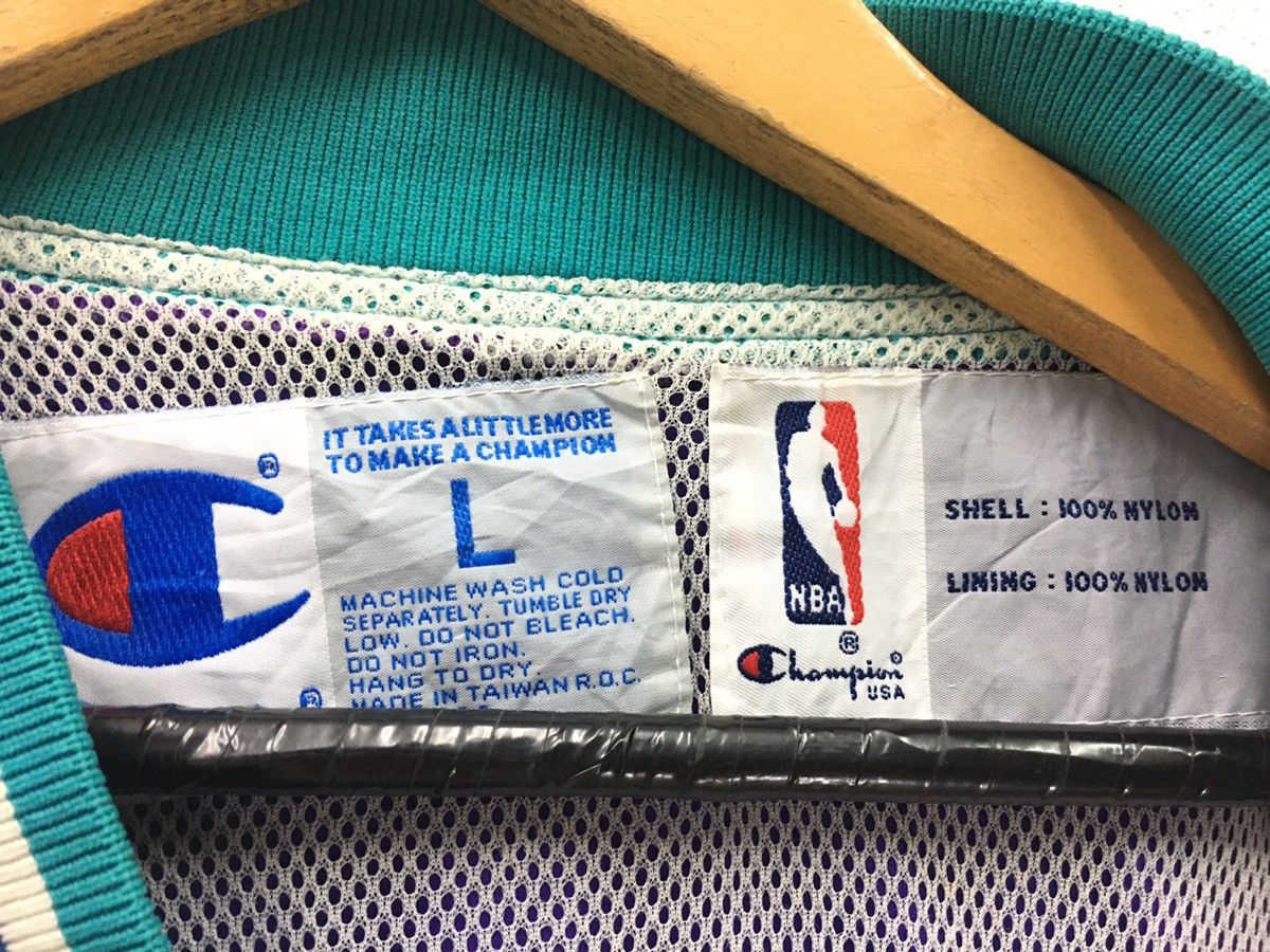 NBA × Nike × Supreme Vintage Charlotte Hornets NBA Basketball Jacket X Champion Size US L / EU 52-54 / 3 - 9 Thumbnail