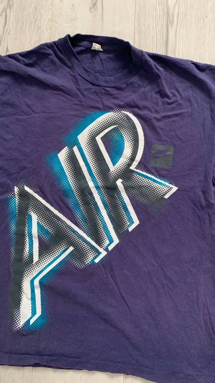 Vintage Vintage 80s Nike big logo tee Size US L / EU 52-54 / 3 - 3 Thumbnail