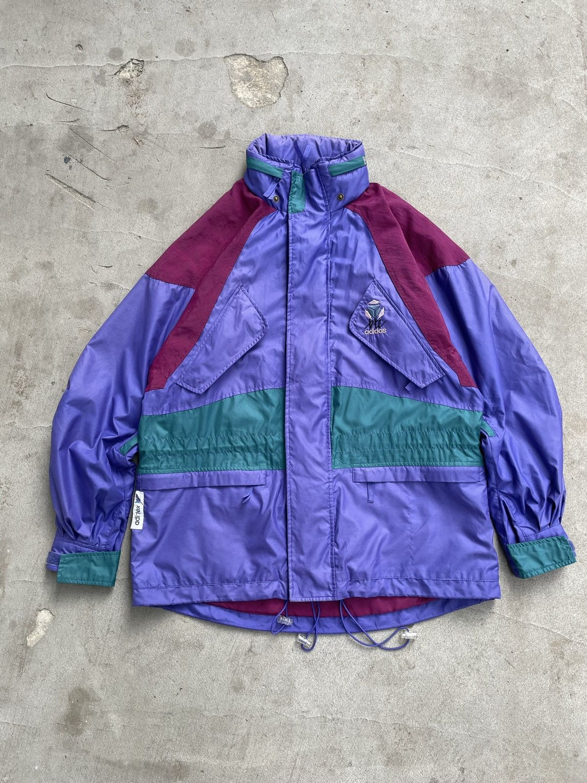 Adidas × Vintage Vintage Adidas rare jacket parka Aditex Size US M / EU 48-50 / 2 - 2 Thumbnail