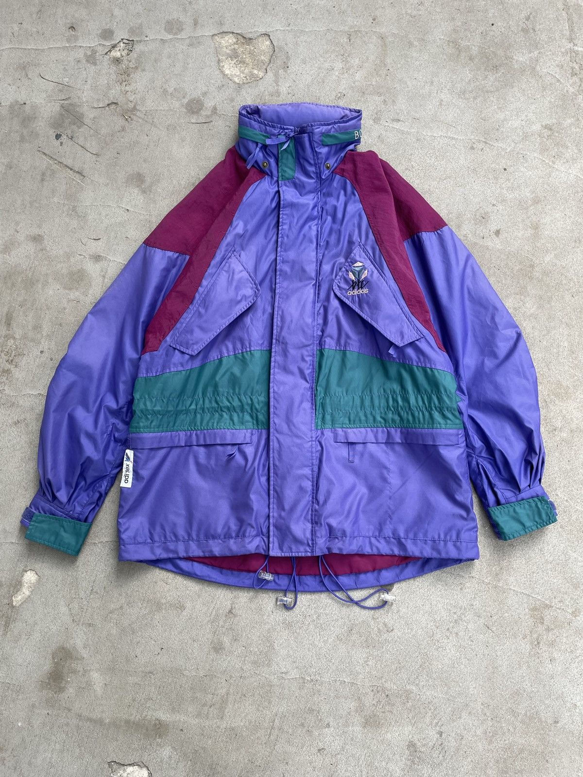 Adidas × Vintage Vintage Adidas rare jacket parka Aditex Size US M / EU 48-50 / 2 - 1 Thumbnail