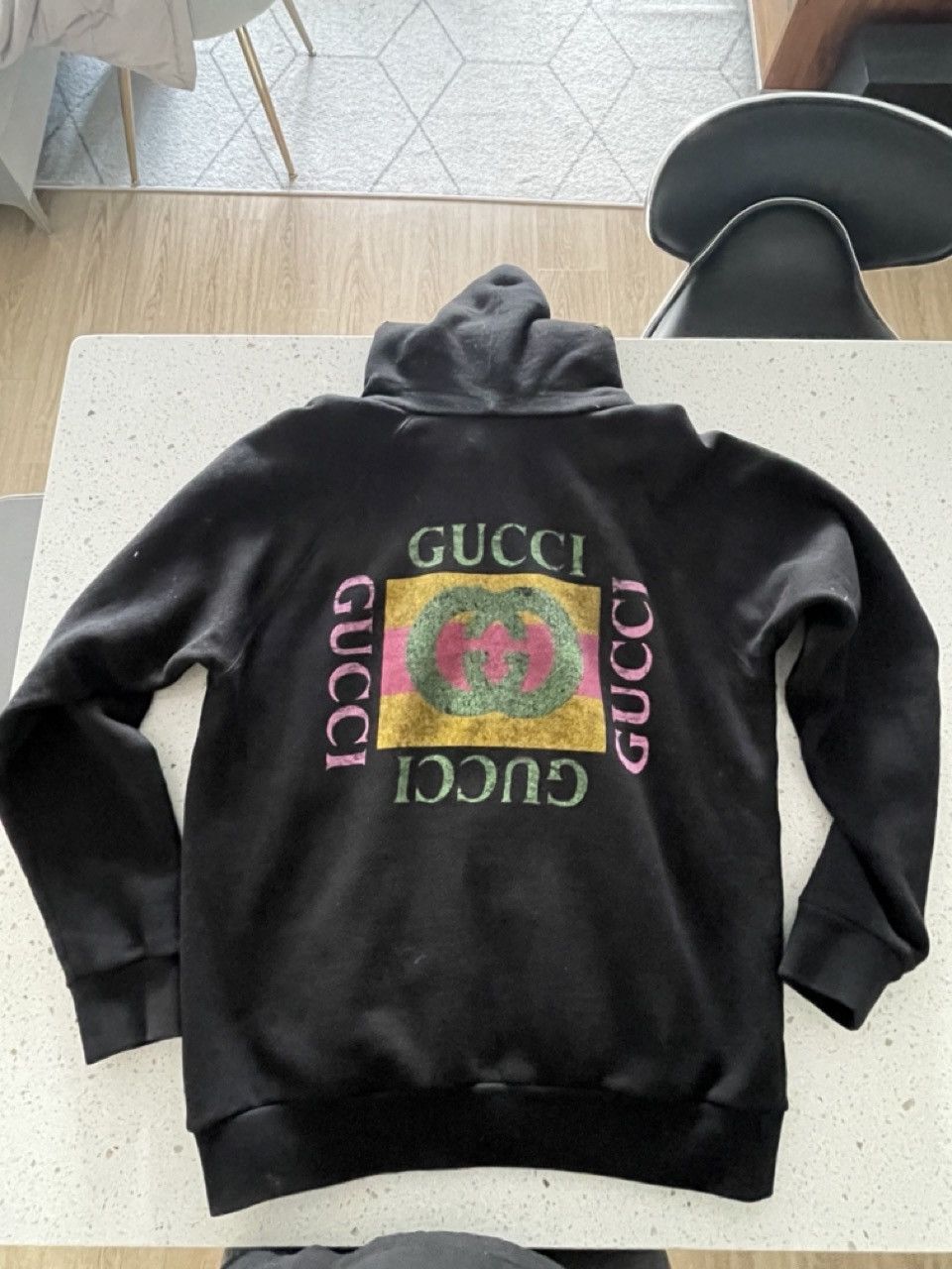 Gucci Gucci Panther Embroidered Hoodie Size US S / EU 44-46 / 1 - 2 Thumbnail