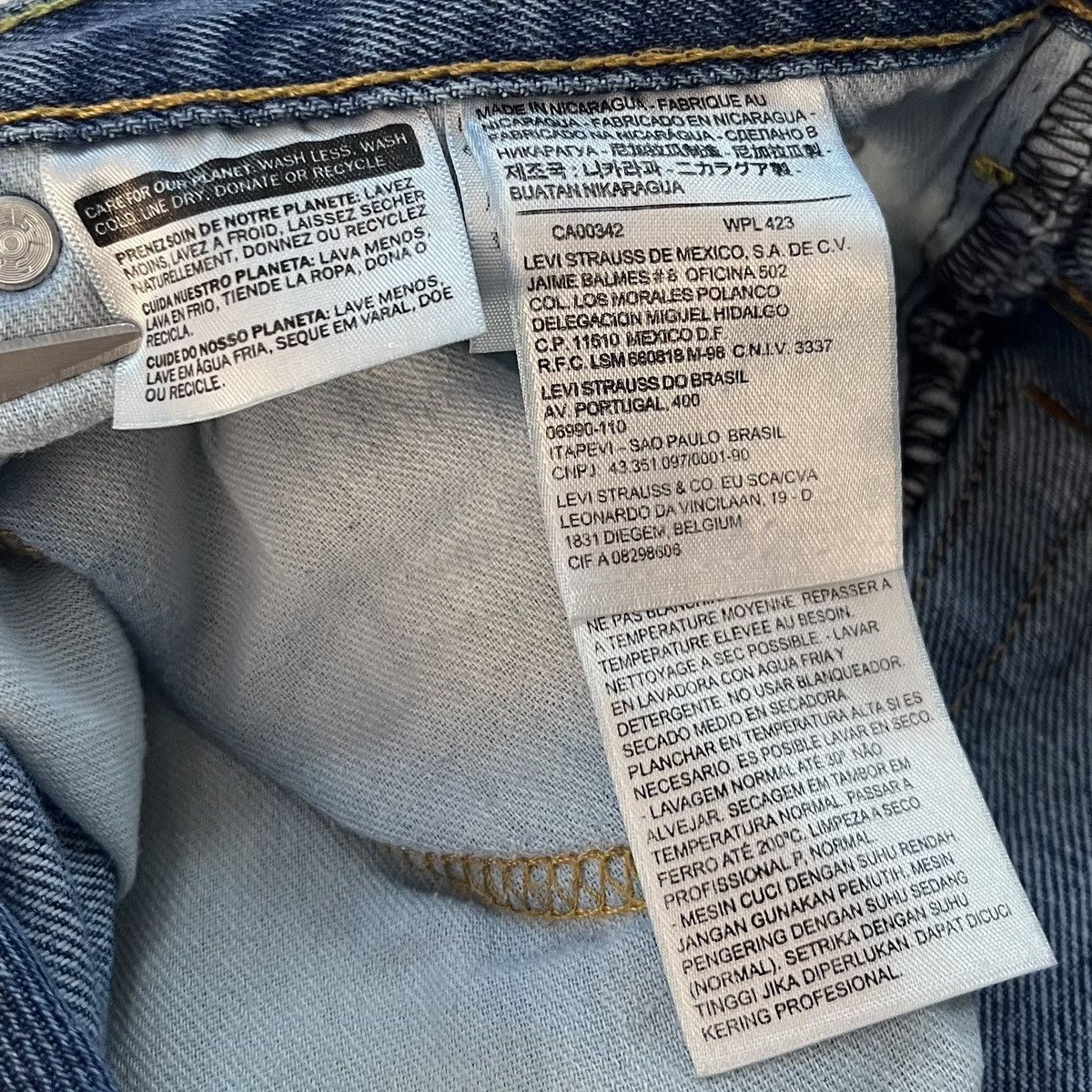 Japanese Brand × Vintage SpongeBob SquarePants Cartoon Painted Levi 517 Denim Jeans Size US 34 / EU 50 - 10 Thumbnail