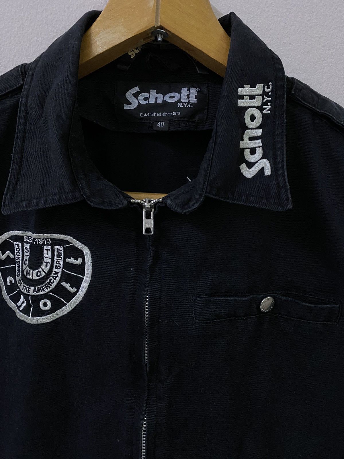 Schott × Vintage Schott Bros NYC Short Sleeve Camp Collar Shirt Size US S / EU 44-46 / 1 - 9 Thumbnail