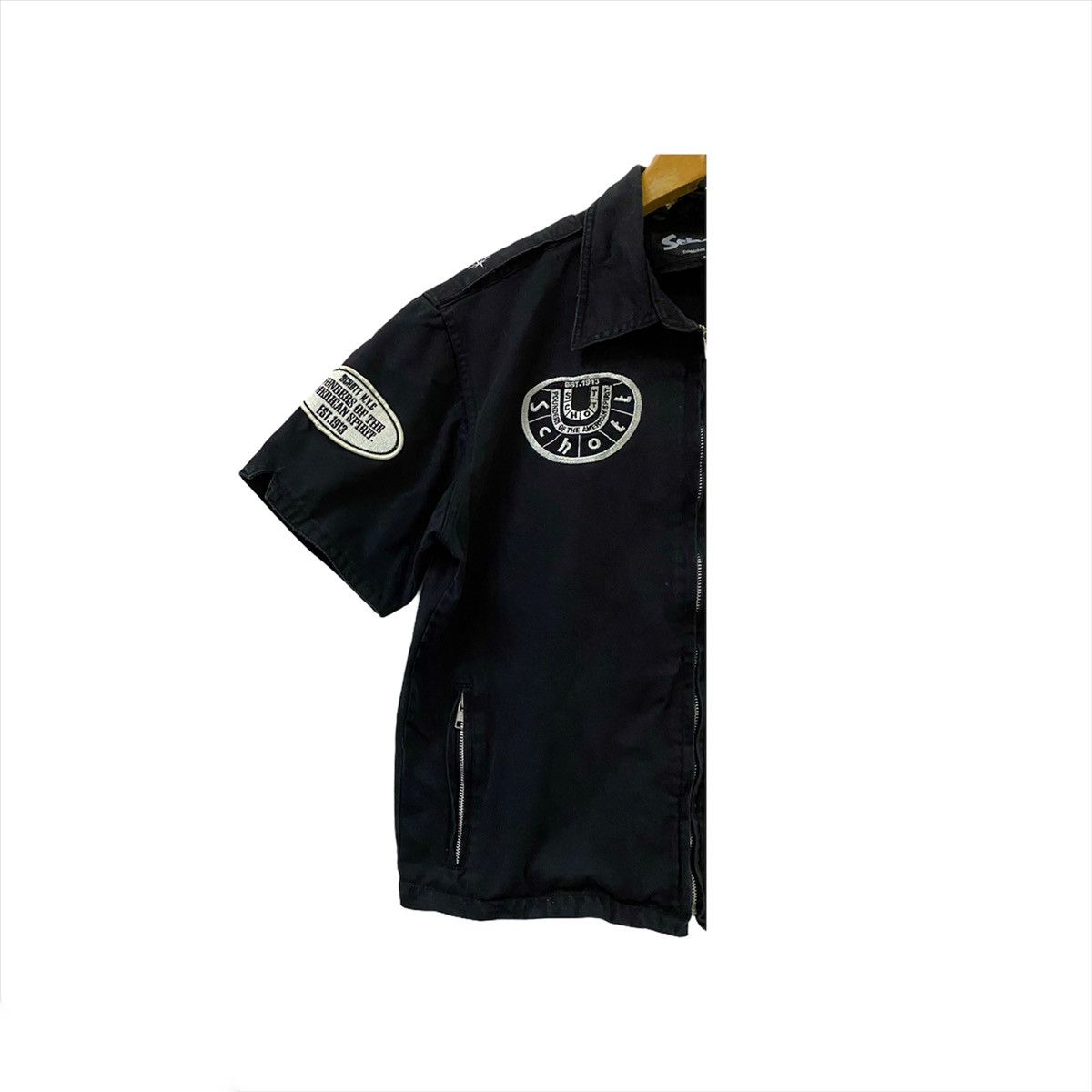Schott × Vintage Schott Bros NYC Short Sleeve Camp Collar Shirt Size US S / EU 44-46 / 1 - 6 Thumbnail