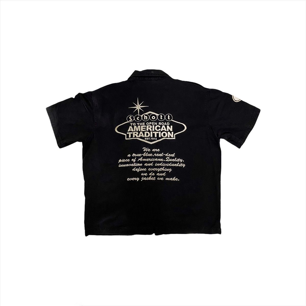 Schott × Vintage Schott Bros NYC Short Sleeve Camp Collar Shirt Size US S / EU 44-46 / 1 - 3 Thumbnail