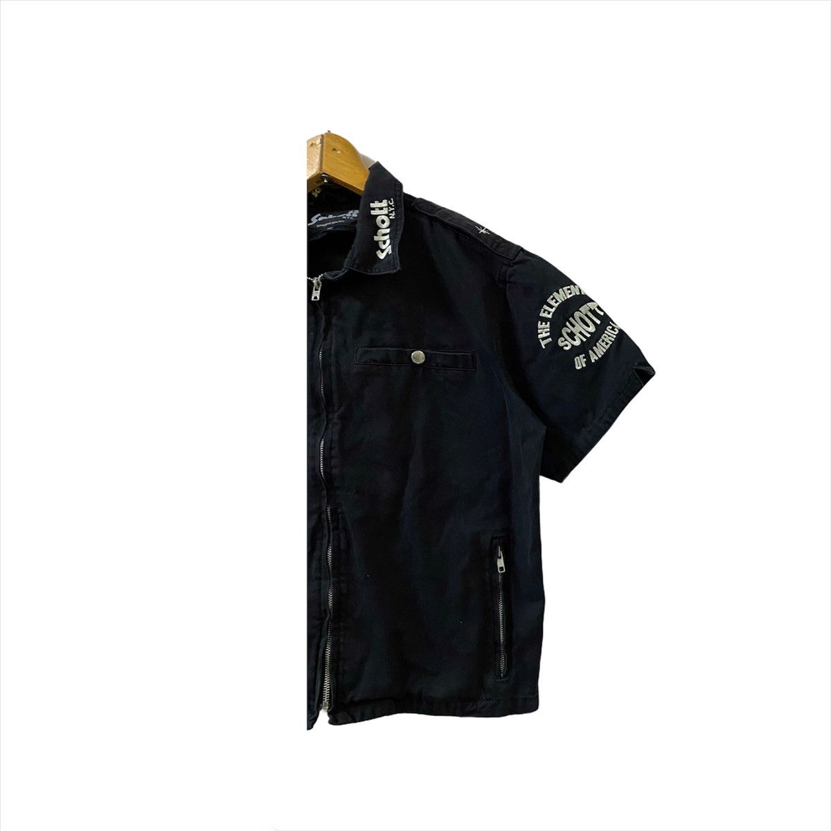 Schott × Vintage Schott Bros NYC Short Sleeve Camp Collar Shirt Size US S / EU 44-46 / 1 - 7 Thumbnail